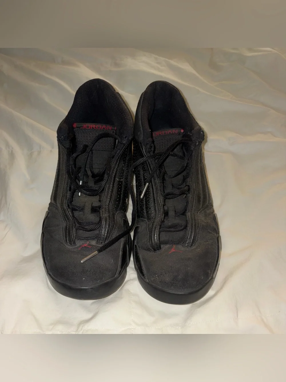 Jordan 14 Retro Last Shot Black and Red Sneakers Men’s size 12